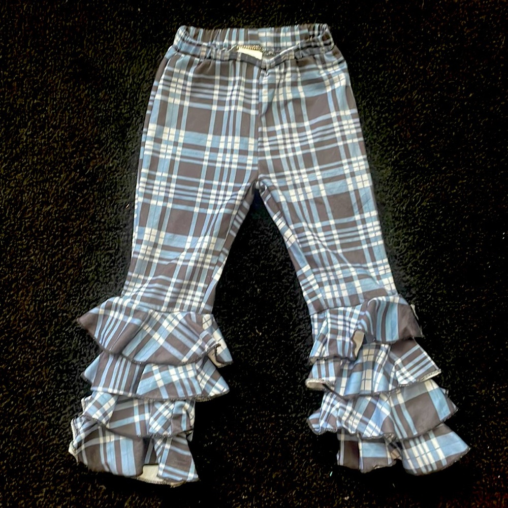 Plaid bell bottoms